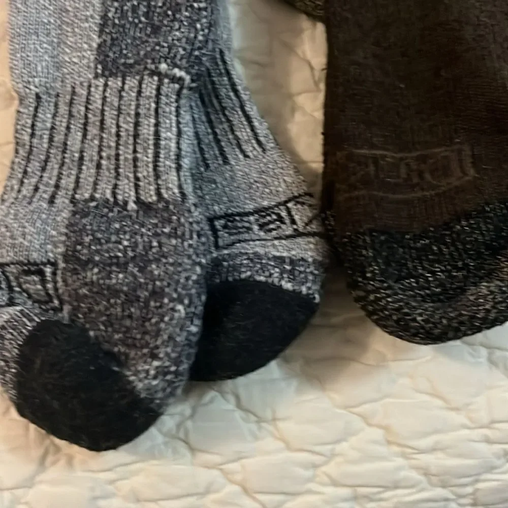 Men's Black and Gray Socks